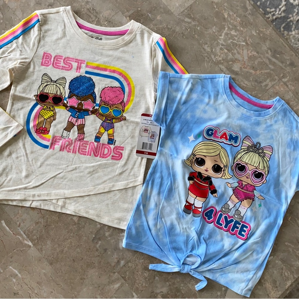 LOL Surprise  Girl’s 2-Pack Fashion Tops
